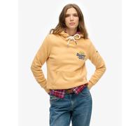 Sweatshirt à capuche femme Superdry Vintage Rainbow Beige M