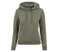 Sweatshirt Ã capuche femme Urban Classic basic cÃŽtelÃ©s Vert S