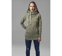Sweatshirt à capuche femme Urban Classic long logopatch Vert S