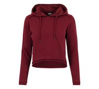 Urban Classics Sweat-shirt court à capuche en terry Femme Bordeaux Taille L