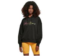 Sweatshirt à capuche femme Urban Classics Oversized Rainbow - noir - M L