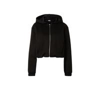 Urban Classics Sweat à capuche Scuba Zip Femme - coupe droite, fermeture éclair - Noir S
