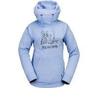 Sweatshirt à capuche femme Volcom Riding Hydro Bleu M