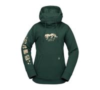 Sweatshirt à capuche femme Volcom Riding Hydro Vert 2XL