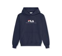 Sweatshirt à capuche Fila Valsera Regular Logo Bleu M