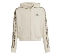 Adidas Sweat à capuche Seasonals Animal – zippé intégral – Fille 13-14 ans Beige/Multicolore