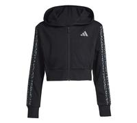 Adidas Seasonals Animal Full Zip Sweatshirt Noir 11-12 Years Fille