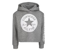 Converse Sweatshirt à capuche fille Signature Cropped Gris 6 ans