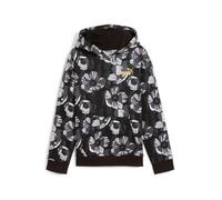 PUMA ESS+ Class ACT AOP Hoodie FL G, Transpirer Filles, PUMA Black, 681769
