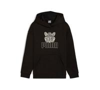 Puma Sweat-shirt à capuche en coton pour fille, Noir, 11-12 ans