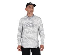 Fox Rage Uv Light Uv Hooded Long Sleeve T-shirt Gris 2XL Homme