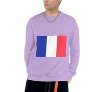 Sweatshirt À Capuche France Drapeau Amusant Imprimé pour Hommes Cordon Pull À Capuche Sweatshirts Adultes Hommes Col Rond Hoodie Sweat du S Au 4XL pour Usage Quotidien