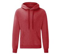 Sweatshirt à capuche Fruit of the Loom Classic Rouge 2XL