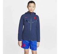 Sweatshirt à capuche full zip enfant Angleterre Tech Bleu 10/12 ans Unisex