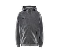 Sweatshirt à capuche full zip enfant Craft core soul Gris 6/8 ans