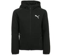Sweatshirt à capuche full zip enfant Puma Evostripe B - noir 9-10 ans