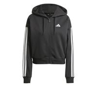 Adidas Essentials 3 Stripes French Terry Full Zip Sweatshirt Noir L Femme