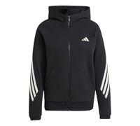 Sweatshirt à capuche full zip femme adidas Stadium 3-Stripes Noir XL