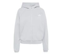 Adidas Sweatshirt à capuche zippé Stadium Small Logo Femme Gris S