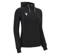 Sweatshirt à capuche full zip femme Macron Bass ECO Noir 2XL