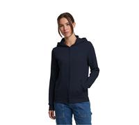 Sweatshirt à capuche full zip femme Urban Classics Basic Essential Bleu L