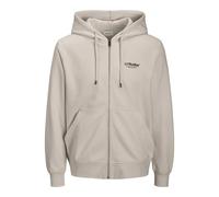 Jack & Jones Soho Full Zip Sweatshirt Beige L Homme