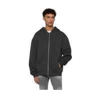 Sweatshirt Ã capuche full zip Urban Classics Fluffy Gris S