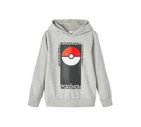Sweatshirt à capuche garçon Name it Jalte Pokemon - grey melange - 6 ans 7-8 ans