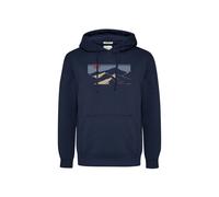Sweatshirt Ã capuche Greenbomb Mountain Tour Joy Bleu L