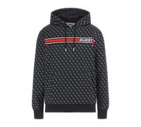 Sweatshirt à capuche Guess New Korbin Noir L