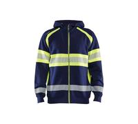 Sweatshirt Ã capuche haute-visibilitÃ© Blaklader Bleu 3XL
