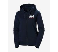 Sweatshirt à capuche Helly Hansen Logo Full Zip 2.0 bleu marine femme - L