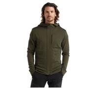 Sweatshirt à capuche Icebreaker quantum III zip - vert kaki - S S