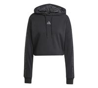Sweatshirt Ã capuche imprimÃ© femme adidas Essentials 3-Stripes French Terry Noir L