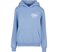 Sweatshirt Ã capuche imprimÃ© femme Miss Tee Good Vibes Puff Bleu 5XL