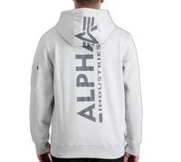 Sweatshirt à capuche imprimé au dos Alpha Industries Gris L