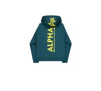 Sweatshirt à capuche imprimé au dos Alpha Industries Vert 2XL