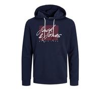 Sweat-shirt hommes Jack & Jones JJZURI SWEAT HOOD Marine EU S