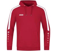 JAKO Sweat à capuche Power – mixte, rouge – Taille S