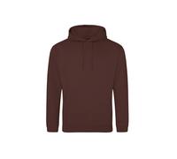 Sweatshirt Ã capuche Just Hoods College Marron 2XL