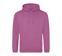 Sweatshirt Ã capuche Just Hoods College Rose XS