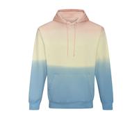 Sweatshirt Ã capuche Just Hoods Tie-dye Orange L