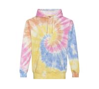 Sweatshirt Ã capuche Just Hoods Tie-dye Violet XS