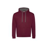 Sweatshirt Ã capuche Just Hoods Varsity Rouge 2XL