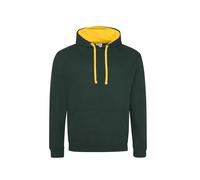Sweatshirt Ã capuche Just Hoods Varsity Vert XL