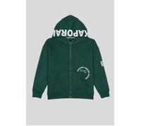 Sweatshirt à capuche KAPORAL - Garçon MERRY - Vert - Manches longues 10 ans