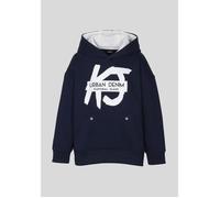 Kaporal, Sweatshirt pour Garcon, Coupe Confort, Manches Longues, Col Capuche, Modèle Mix, Couleur Navy, Taille 16 Ans