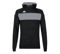 Sweatshirt à capuche Kappa Daccio - black/grey melange - M XL
