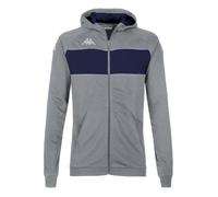 Sweatshirt à capuche Kappa Dacciozi - grey melange/blue - XL L