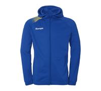 Kempa Handball Ambition 28 Veste à capuche Veste de sport pour hommes et garçons avec capuche doublée - polaire à l'intérieur - avec poches zippées